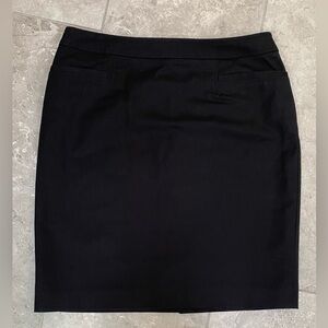 Halogen Black Pencil Work Skirt Women Size 10